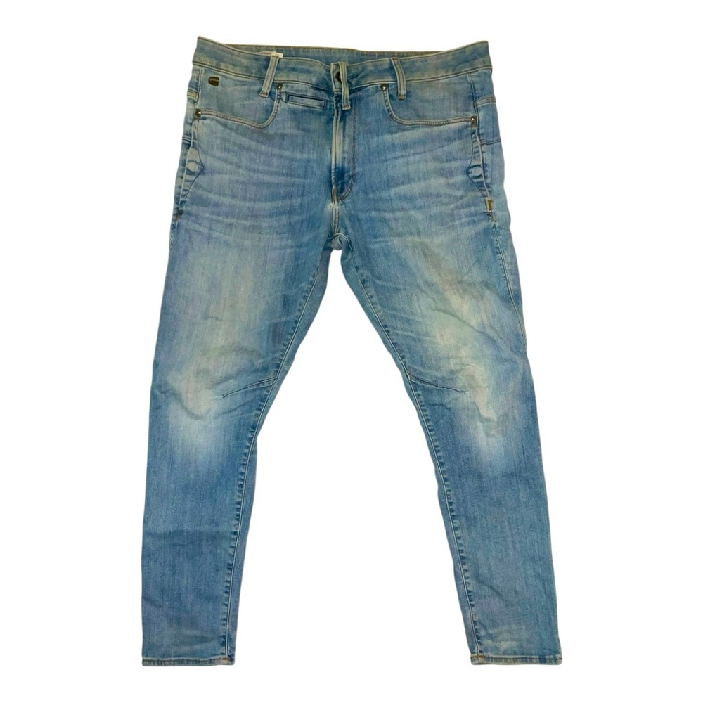 🧬 G-STAR RAW D-Staq 3D Super Slim‎ Jeans 👖 33x32 Tactical Fit